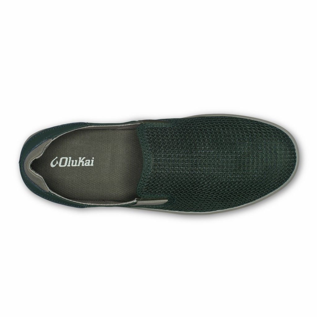 Zapatos Olukai Lae‘ahi - Zapatos Hombre Verdes 20701-643